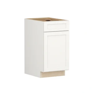 Shenandoah PRO Express Breckenridge 18-in W x 34.5-in H x 24-in D Linen Full Overlay 1-Drawer Base Fully Assembled Plywood Cabinet (Recessed Panel Shaker Style)
