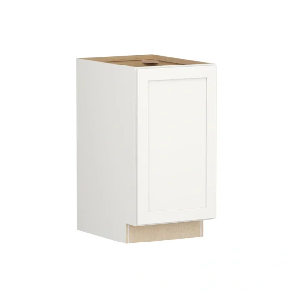 Shenandoah PRO Express Breckenridge 18-in W x 34.5-in H x 24-in D Linen Full Overlay Base Fully Assembled Plywood Cabinet (Recessed Panel Shaker Door Style)