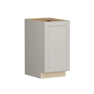 Shenandoah PRO Express Breckenridge 18-in W x 34.5-in H x 24-in D Stone Full Overlay Base Fully Assembled Plywood Cabinet (Recessed Panel Shaker Door Style)