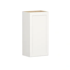 Shenandoah PRO Express Breckenridge 18-in W x 36.125-in H x 12-in D Linen Full Overlay Wall Fully Assembled Plywood Cabinet (Recessed Panel Shaker Door Style)
