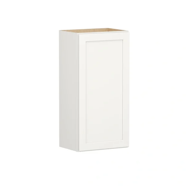 Shenandoah PRO Express Breckenridge 18-in W x 36.125-in H x 12-in D Linen Full Overlay Wall Fully Assembled Plywood Cabinet (Recessed Panel Shaker Door Style)