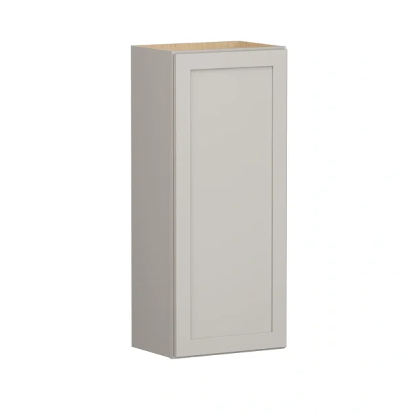 Shenandoah PRO Express Breckenridge 18-in W x 36.125-in H x 12-in D Stone Full Overlay Wall Fully Assembled Plywood Cabinet (Recessed Panel Shaker Door Style)