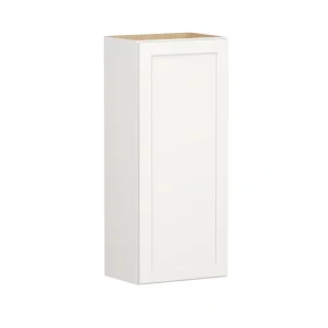 Shenandoah PRO Express Breckenridge 18-in W x 42.125-in H x 12-in D Linen Full Overlay Wall Fully Assembled Plywood Cabinet (Recessed Panel Shaker Door Style)