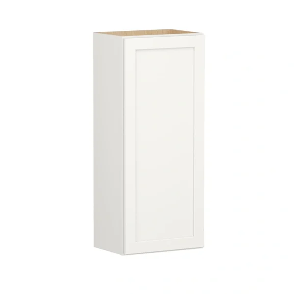 Shenandoah PRO Express Breckenridge 18-in W x 42.125-in H x 12-in D Linen Full Overlay Wall Fully Assembled Plywood Cabinet (Recessed Panel Shaker Door Style)