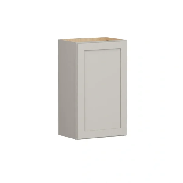 Shenandoah PRO Express Breckenridge 18-in W x 42.125-in H x 12-in D Stone Full Overlay Wall Fully Assembled Plywood Cabinet (Recessed Panel Shaker Door Style)