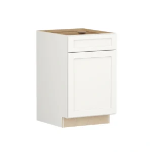 Shenandoah PRO Express Breckenridge 21-in W x 34.5-in H x 24-in D Linen Full Overlay 1-Drawer Base Fully Assembled Plywood Cabinet (Recessed Panel Shaker Style)