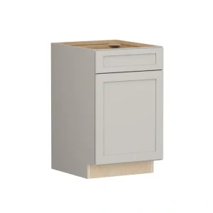 Shenandoah PRO Express Breckenridge 21-in W x 34.5-in H x 24-in D Stone Full Overlay 1-Drawer Base Fully Assembled Plywood Cabinet (Recessed Panel Shaker Style)