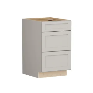 Shenandoah PRO Express Breckenridge 21-in W x 34.5-in H x 24-in D Stone Full Overlay 3-Drawer Base Fully Assembled Plywood Cabinet