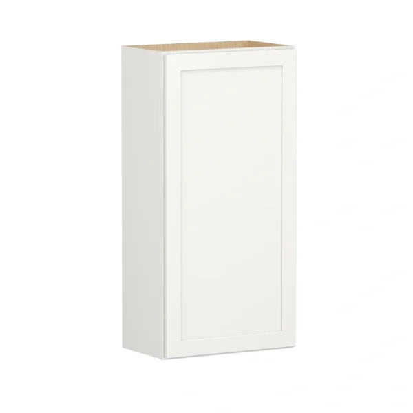 Shenandoah PRO Express Breckenridge 21-in W x 42.125-in H x 12-in D Linen Full Overlay Wall Fully Assembled Plywood Cabinet (Recessed Panel Shaker Door Style)