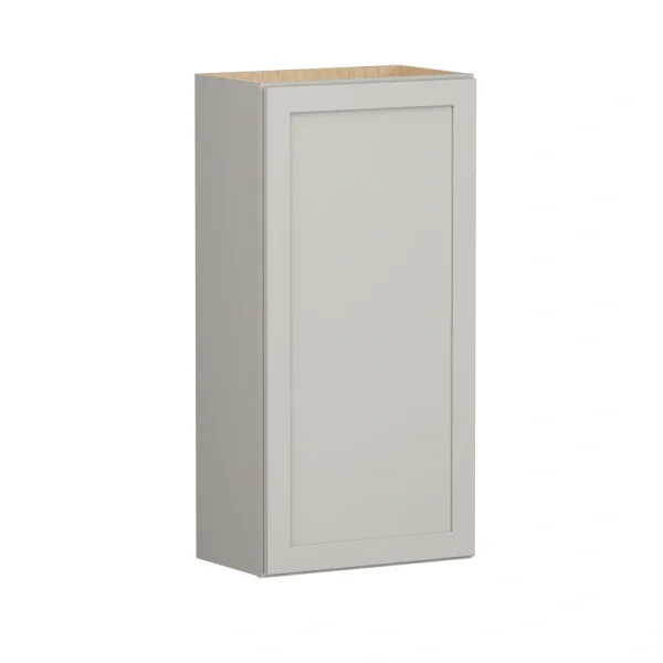 Shenandoah PRO Express Breckenridge 21-in W x 42.125-in H x 12-in D Stone Full Overlay Wall Fully Assembled Plywood Cabinet (Recessed Panel Shaker Door Style)