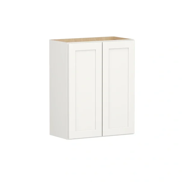 Shenandoah PRO Express Breckenridge 24-in W x 30.125-in H x 12-in D Linen Full Overlay Wall Fully Assembled Plywood Cabinet (Recessed Panel Shaker Door Style)
