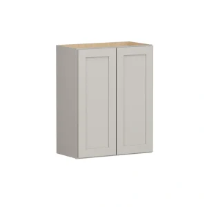 Shenandoah PRO Express Breckenridge 24-in W x 30.125-in H x 12-in D Stone Full Overlay Wall Fully Assembled Plywood Cabinet (Recessed Panel Shaker Door Style)