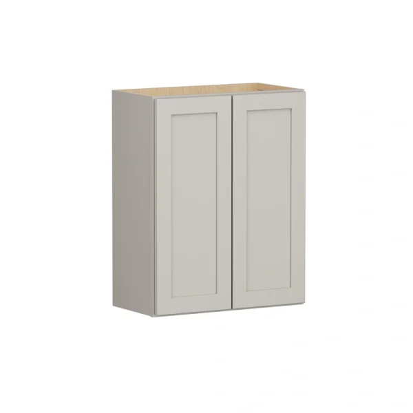 Shenandoah PRO Express Breckenridge 24-in W x 30.125-in H x 12-in D Stone Full Overlay Wall Fully Assembled Plywood Cabinet (Recessed Panel Shaker Door Style)