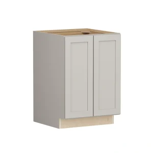 Shenandoah PRO Express Breckenridge 24-in W x 34.5-in H x 24-in D Stone Full Overlay Base Fully Assembled Plywood Cabinet (Recessed Panel Shaker Door Style)