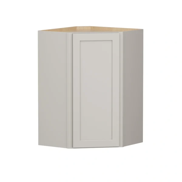Shenandoah PRO Express Breckenridge 24-in W x 36.125-in H x 12-in D Stone Full Overlay Diagonal Corner Wall Fully Assembled Plywood Cabinet (Recessed Panel Shaker Style)