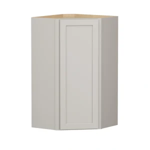 Shenandoah PRO Express Breckenridge 24-in W x 42.125-in H x 15-in D Stone Full Overlay Diagonal Corner Wall Fully Assembled Plywood Cabinet (Recessed Panel Shaker Style)