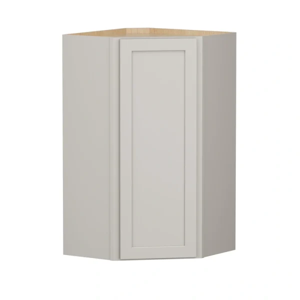 Shenandoah PRO Express Breckenridge 24-in W x 42.125-in H x 15-in D Stone Full Overlay Diagonal Corner Wall Fully Assembled Plywood Cabinet (Recessed Panel Shaker Style)