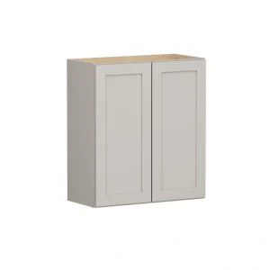 Shenandoah PRO Express Breckenridge 27-in W x 30.125-in H x 12-in D Stone Full Overlay Wall Fully Assembled Plywood Cabinet (Recessed Panel Shaker Door Style)
