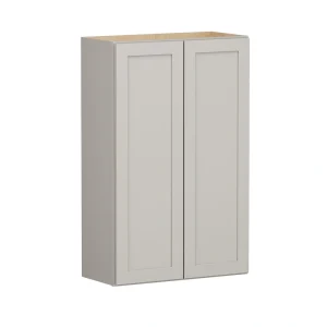 Shenandoah PRO Express Breckenridge 27-in W x 42.125-in H x 12-in D Stone Full Overlay Wall Fully Assembled Plywood Cabinet (Recessed Panel Shaker Door Style)
