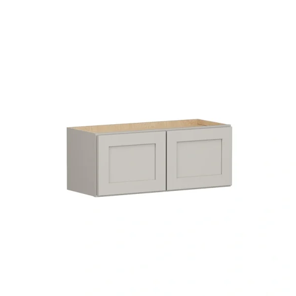 Shenandoah PRO Express Breckenridge 30-in W x 12.125-in H x 12-in D Stone Full Overlay Wall Fully Assembled Plywood Cabinet (Recessed Panel Shaker Door Style)