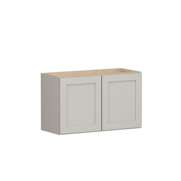 Shenandoah PRO Express Breckenridge 30-in W x 18.125-in H x 12-in D Stone Full Overlay Wall Fully Assembled Plywood Cabinet (Recessed Panel Shaker Door Style)