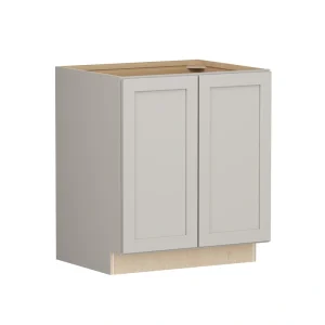 Shenandoah PRO Express Breckenridge 30-in W x 34.5-in H x 24-in D Stone Full Overlay Base Fully Assembled Plywood Cabinet (Recessed Panel Shaker Door Style)