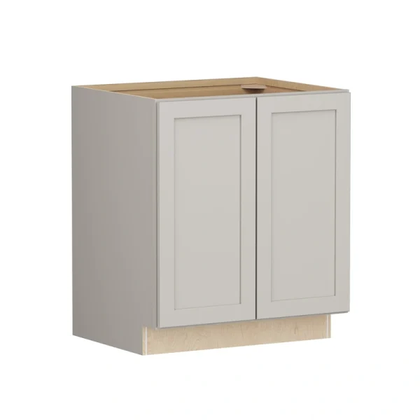 Shenandoah PRO Express Breckenridge 30-in W x 34.5-in H x 24-in D Stone Full Overlay Base Fully Assembled Plywood Cabinet (Recessed Panel Shaker Door Style)