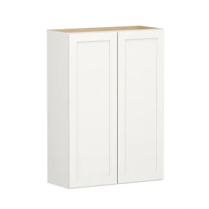 Shenandoah PRO Express Breckenridge 30-in W x 42.125-in H x 12-in D Linen Full Overlay Wall Fully Assembled Plywood Cabinet (Recessed Panel Shaker Door Style)