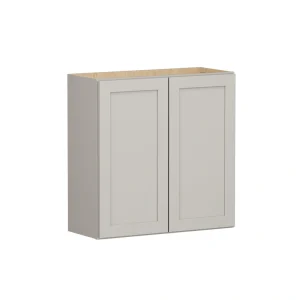 Shenandoah PRO Express Breckenridge 33-in W x 36.125-in H x 12-in D Stone Full Overlay Wall Fully Assembled Plywood Cabinet (Recessed Panel Shaker Door Style)