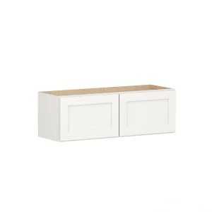 Shenandoah PRO Express Breckenridge 36-in W x 12.125-in H x 12-in D Linen Full Overlay Wall Fully Assembled Plywood Cabinet (Recessed Panel Shaker Door Style)