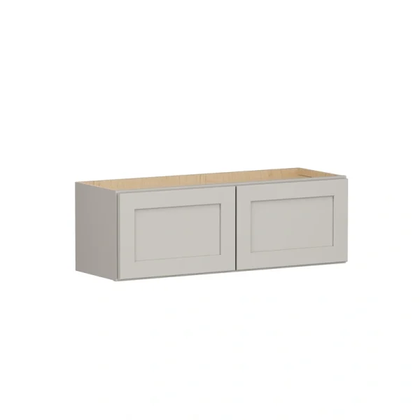 Shenandoah PRO Express Breckenridge 36-in W x 12.125-in H x 12-in D Stone Full Overlay Wall Fully Assembled Plywood Cabinet (Recessed Panel Shaker Door Style)