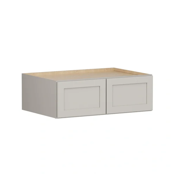 Shenandoah PRO Express Breckenridge 36-in W x 12.125-in H x 24-in D Stone Full Overlay Wall Fully Assembled Plywood Cabinet (Recessed Panel Shaker Door Style)
