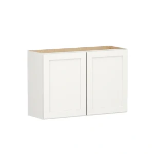 Shenandoah PRO Express Breckenridge 36-in W x 24.5-in H x 12-in D Linen Full Overlay Wall Fully Assembled Plywood Cabinet (Recessed Panel Shaker Door Style)