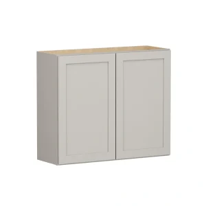 Shenandoah PRO Express Breckenridge 36-in W x 30.125-in H x 12-in D Stone Full Overlay Wall Fully Assembled Plywood Cabinet (Recessed Panel Shaker Door Style)