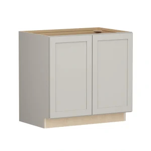 Shenandoah PRO Express Breckenridge 36-in W x 34.5-in H x 24-in D Stone Full Overlay Base Fully Assembled Plywood Cabinet (Recessed Panel Shaker Door Style)
