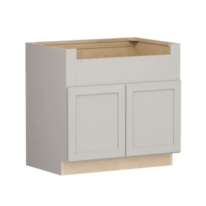 Shenandoah PRO Express Breckenridge 36-in W x 34.5-in H x 24-in D Stone Full Overlay Sink Base Fully Assembled Plywood Cabinet (Recessed Panel Shaker Style)