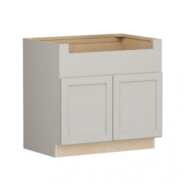 Shenandoah PRO Express Breckenridge 36-in W x 34.5-in H x 24-in D Stone Full Overlay Sink Base Fully Assembled Plywood Cabinet (Recessed Panel Shaker Style)