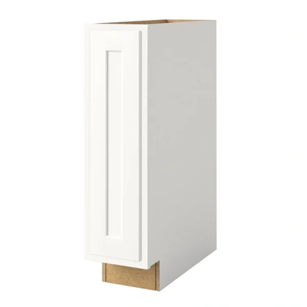 Shenandoah PRO Express Breckenridge 9-in W x 34.5-in H x 24-in D Linen Base Fully Assembled Plywood Cabinet (Recessed Panel Shaker Door Style) T726917821
