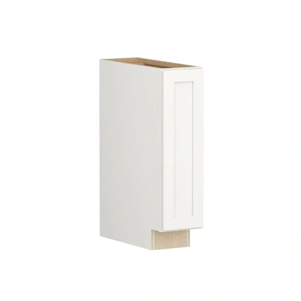 Shenandoah PRO Express Breckenridge 9-in W x 34.5-in H x 24-in D Linen Base Fully Assembled Plywood Cabinet (Recessed Panel Shaker Door Style) T726917932