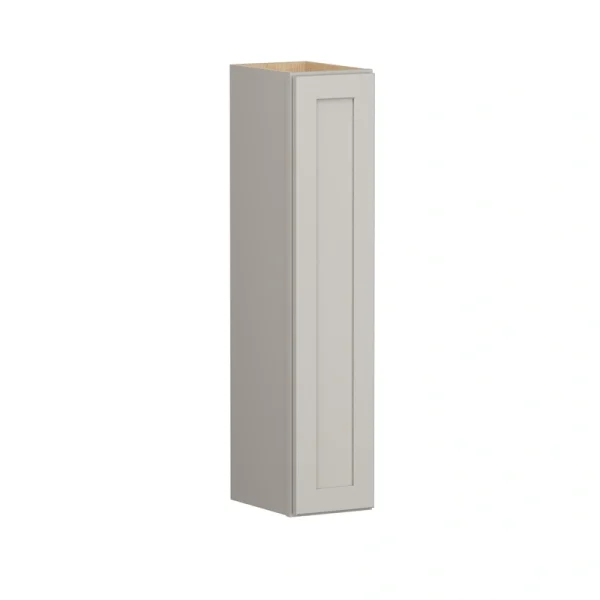 Shenandoah PRO Express Breckenridge 9-in W x 42.125-in H x 12-in D Stone Full Overlay Wall Fully Assembled Plywood Cabinet (Recessed Panel Shaker Door Style)