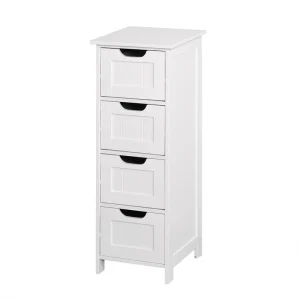Siavonce 11.8-in W x 11.8-in H Mdf White Freestanding or Wall-mount Utility Storage Cabinet