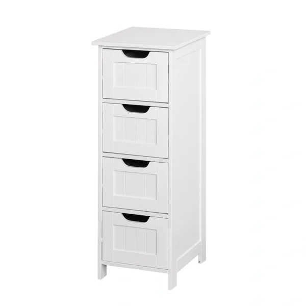 Siavonce 11.8-in W x 11.8-in H Mdf White Freestanding or Wall-mount Utility Storage Cabinet