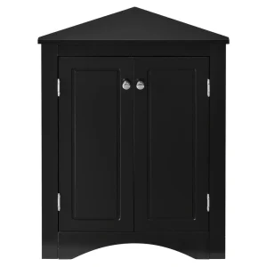 Siavonce 17-in W x 32-in H Mdf Black Wall-mount Utility Storage Cabinet