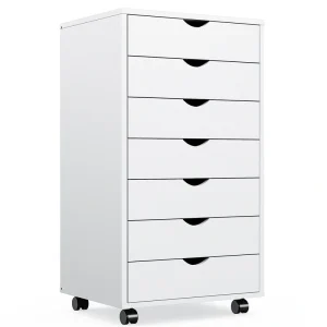 Siavonce White Office Cabinet