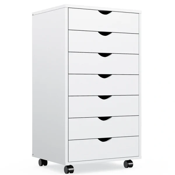 Siavonce White Office Cabinet