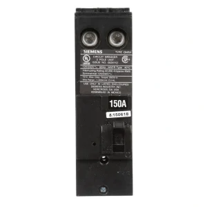 Siemens 150 Amp Double-Pole Type QNH 22kA Reverse Handle Circuit Breaker