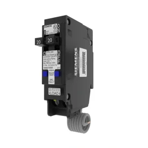 Siemens 20 Amp 120-Volt 1-Pole Tandem CAFCI Type QTA Circuit Breaker