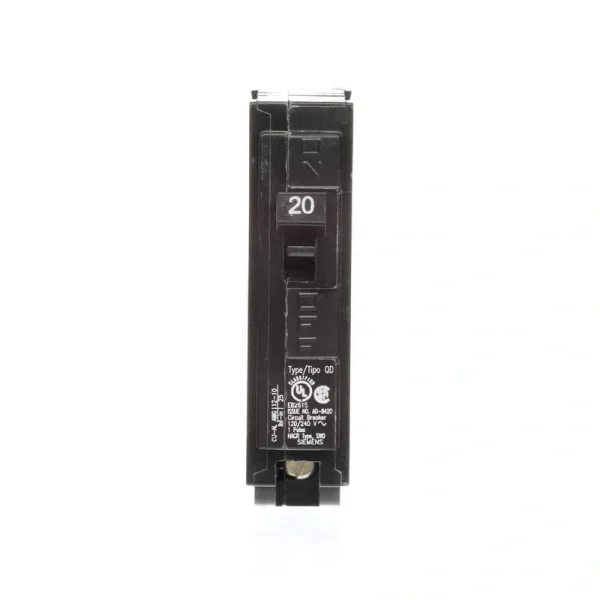 Siemens 20 Amp Single-Pole Type QD Replacement Circuit Breaker
