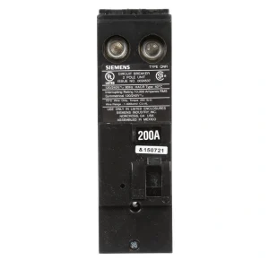 Siemens 200 Amp 2-Pole 10kA Type QN Reverse Handle Main Breaker