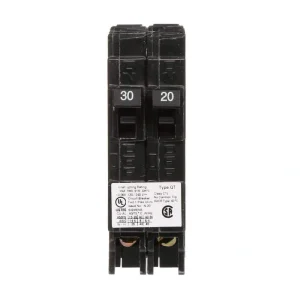 Siemens 30/20 Amp Single-Pole Duplex Circuit Breaker